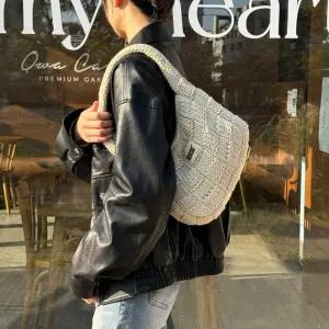 마띠에르 여성 니트백 작은가방 토트백 숄더백여자겨울 천가방 작은 미니백 핸드백 손가방 데일리