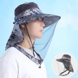 벌모자 방충망모자 양봉 벌초 해충방지 낚시 햇빛모자