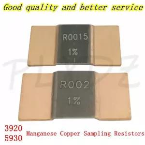 5PCS 3920 5930 1% 정밀 망간 구리 패치 밀리옴 저항기 R001 R002 R003 R004 R005 1mR 1m 샘플링 션트 저항