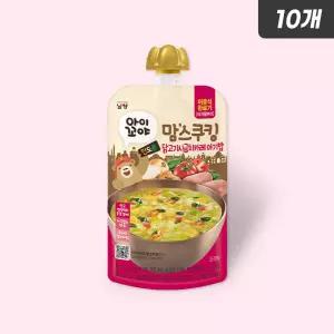 아이꼬야 맘스쿠킹 이유식 닭고기시금치카레 아기밥 (15개월부터) 140g, 10개