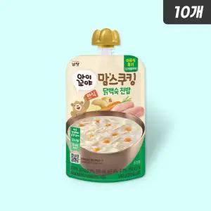 아이꼬야 맘스쿠킹 이유식 닭백숙 진밥 (12개월부터) 100g, 10개