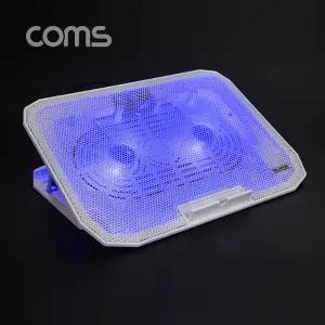 Coms 나비 노트북 거치대 쿨러 화이트쿨링 패드