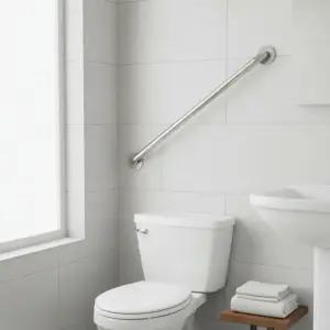 화장실 노인 안전손잡이 800mm 벽부형 욕실 보조바 변기 세면대 안전바