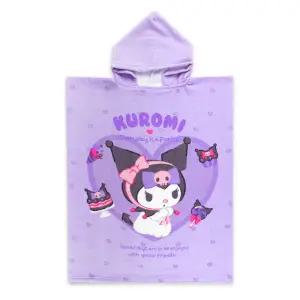 쿠로미 큐트 후드 샤워가운(비치)타올 아동 목욕용품 수영 수건 물놀이