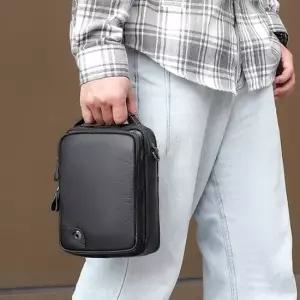 남자 작은 핸드백 가죽 고급 손가방 메신저백 가방 슬링백가방 학생크로스백
