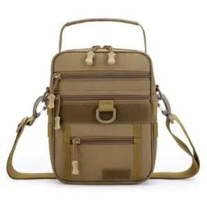 남성 작은 전술 메신저백 택티컬 쇼퍼백 베이지 가방 서바이벌가방 등산보조가방