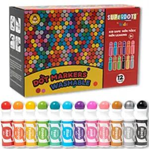 도트 물감 12색색칠놀이 미술 키즈 컬러