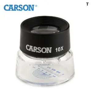 카슨 스탠드 루페스냅온 확대경 10배 LL-20관찰용품 자연학습 학습용 어린이용 돋보기 식물 곤충 관찰용