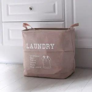 빨래 분리함 세탁통 바구니 보관함 핑크이동식 대용량 기숙사 분류 세탁 빨래함 수거함 접이식 햄퍼 2단 3