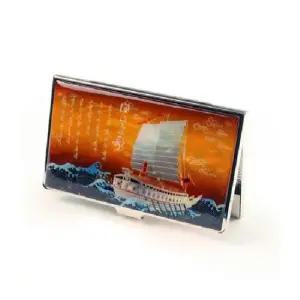 SM)나전 자개명함케이스 거북선 황) 남자명함지갑 명함지갑선물 고급명함지갑