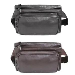 가죽 허리색 가방 캐주얼 작은 인기 웨이스트 바디백 남자웨이스트백 여행용힙색