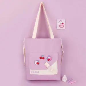 몰랑 뱃지 포인트 보조가방이가방 신발 주머니 준비물 소풍 끈가방 캐릭터 캐릭터백 숄더