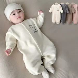 모찌슈트 남아여아 긴팔 기모 우주복 206045