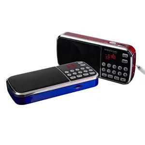 대양 효도라디오 FM MP3 소형 미니 휴대용 색랜덤 할머니 어르신 등산 가정용 할아버지 탁삭용