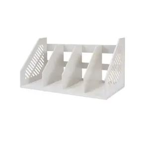 책꽂이 4단 회색 450x210x225 1p 교과서 책 서류 파일