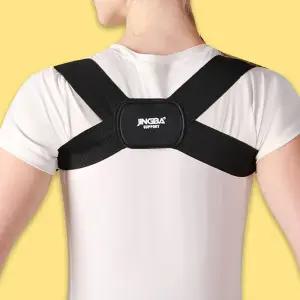 굽은 말린 라운드 숄더 자세 체형 어깨 펴는 밴드 L