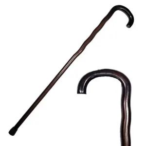 노인용지팡이 편백나무 원목 기본형 용이 딱총 마호가니 어르신 할아버지선물 할머니 용선물