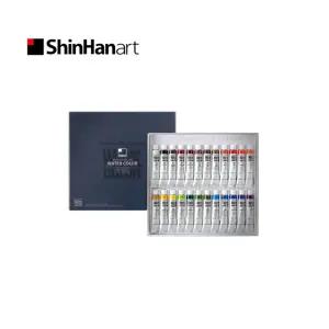 신한 전문가용 수채화물감 7.5ml 24색세트 입시용 칼라 컬러 그림