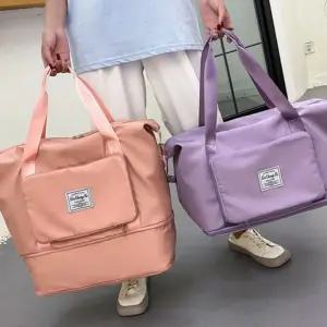 밑단 확장 파우치 전환 다용도 대용량 보스턴 가방폴딩백 여행보조 캐리어백 결합백 접이식 용보조 보스턴