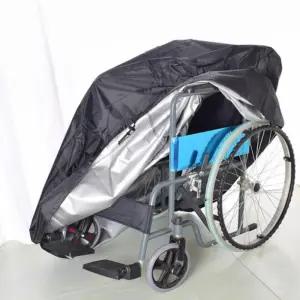 사계절 전동휠체어 커버 스쿠터 덮개 우비 노인차햇빛 여행용 가방 초경량 바퀴 노인차