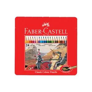 (파버카스텔) 일반색연필 24(TIN)그림 수업 미술 컬러 드로잉 그림용 미술용