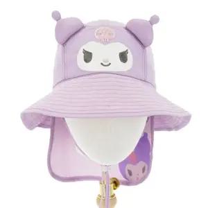 쿠로미 빅페이스 버킷햇 524116유아동캡모자 물놀이 키즈 플랩 키즈썬 어린이 산리오 유모자