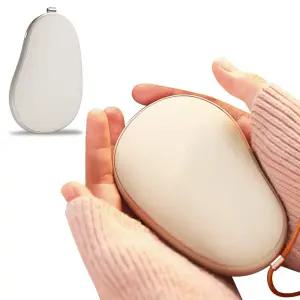 충전식 손난로 베이지 보조배터리 5000mAh 히터전기 핫팩 5000 온도조절 휴대용 용식 식난로 팩용 식팩