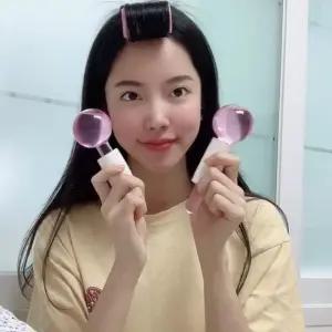 더레드립 쿨링스틱 아이스볼 피부진정 기쿨링 페이스롤러 관리 마사지 효과 은눈지 지마사지 쿨링 얼음찜질