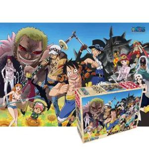 학산문화사 직소퍼즐 1000피스 원피스 뉴크루 장식 취미용 키덜트 액자용 만화영화 에니메이션 애니 종이