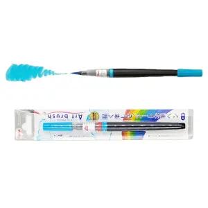 일본직수입 수채화 컬러 브러시(스카이블루)칼라켈리펜 캘리그라피 그래피 재료 화붓 마커 피용