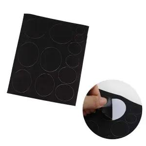 원형 패딩 수선 스티커