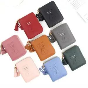 캐주얼 여성 고양이 지퍼 미니 카드지갑 동전 지갑 여성백팩 캐쥬얼가방 여행가방 미니백