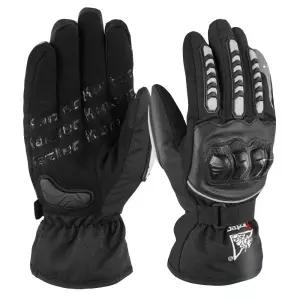 라이딩 로고캡 방한 오토바이장갑 바이크 HX-18 글러브 가죽 터치 터스키치 보온 손등커버 커버 겨울 보호