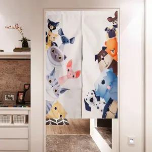 린넨 가림막 커튼부엌 주방 커튼천 가리개 도어 방창