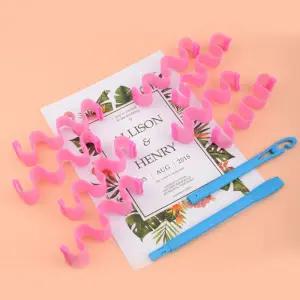 셀프파마 물결펌 롤 고데기없이 웨이브 42cm 12pcs뿌리롯드 볼륨 짧은단발히피 고데 물결 구루뿌 구르 구르