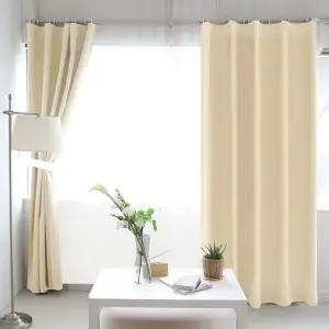 암막커튼 긴창 핀형 커텐 거실 창문 겨울 대형 방풍문 사계절 침실 난방비절약 자외선차단 인테리어 심플