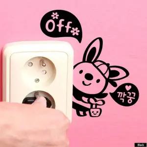 [오너클랜]bns 제니프렌즈A 포인트스티커 스위치스티커 블랙