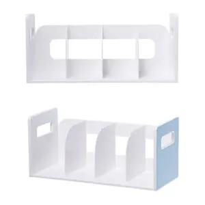 4단 학생용 책상 책꽂이 북앤드 48.5x21cm 1개 MT 서랍 사무실 책장 미니 정리함 이동식 수납