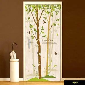 [오너클랜]bns 포레스트자작나무 현관문시트지 베이직