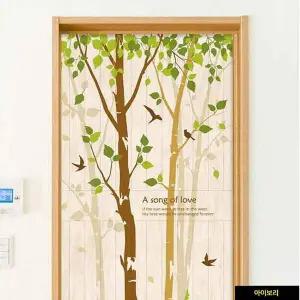 [오너클랜]bns 포레스트자작나무 현관문시트지 아이보리