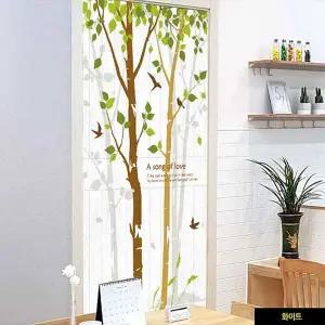 [오너클랜]bns 포레스트자작나무 현관문시트지 화이트