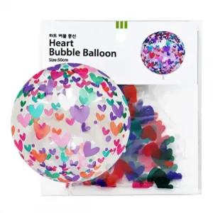 50cm 하트 버블풍선