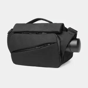 블랙- 멋진 패션 메신저백 방수 USB포트 어깨백 캐주얼슬링백 학생슬링백 남자슬링백