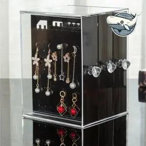 투명 아크릴 귀걸이 정리함 액세서리 보관케이스 목걸이보관함 귀걸이보관함