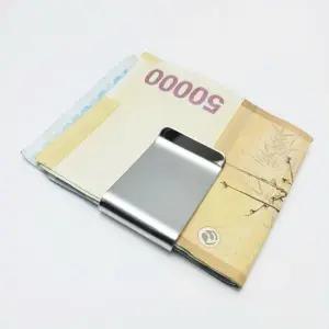 유광 실버 메탈 머니클립 남자머니클립 남성머니클립 지폐홀더 지폐클립 머니크립