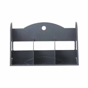 멀티 책꽂이 3단 그레이 사무실 정리함간이 수납함 보관함 플라스틱 파일 화일 북꽂이 서류 잡지 장함 책상