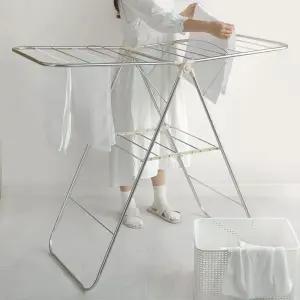 이불도 걱정없는 와이드 접이식 빨래 건조대 대형아이옷 베란다 스텐 청소용품