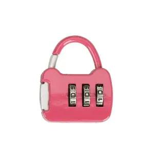미니자물쇠 사물함 안전 걸이 비밀번호자물쇠 핑크 자물쇠