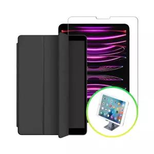 아이패드 10세대 마그네틱 케이스+강화유리 필름+메탈 모바일 거치대보호 액정 태블릿