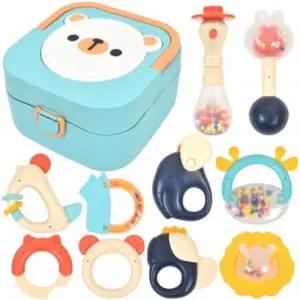 멜로디 북극곰 보관함 딸랑이 치아발육기 10종 세트 rt986 0개월 신생아 KC인증 출산 돌 선물장난감 아기